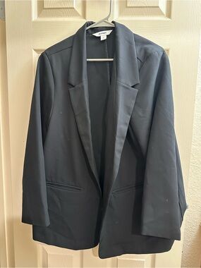 Old Navy Black Open-Front Blazer Jacket